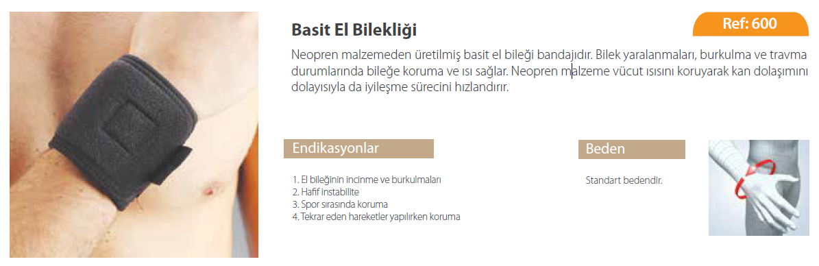 600 basit el bilekliği