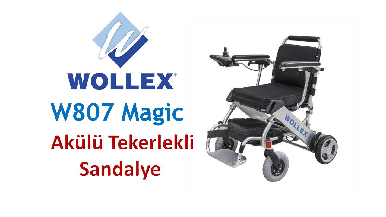 Wollex W807 Magic Akülü Tekerlekli Sandalye